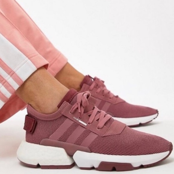 adidas Shoes - Adidas POD-S3.1 Womens Sneakers Maroon Pink